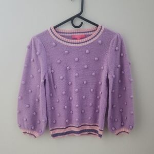 Lilly Pulitzer Dorianna Purple Iris Sweater Size Medium